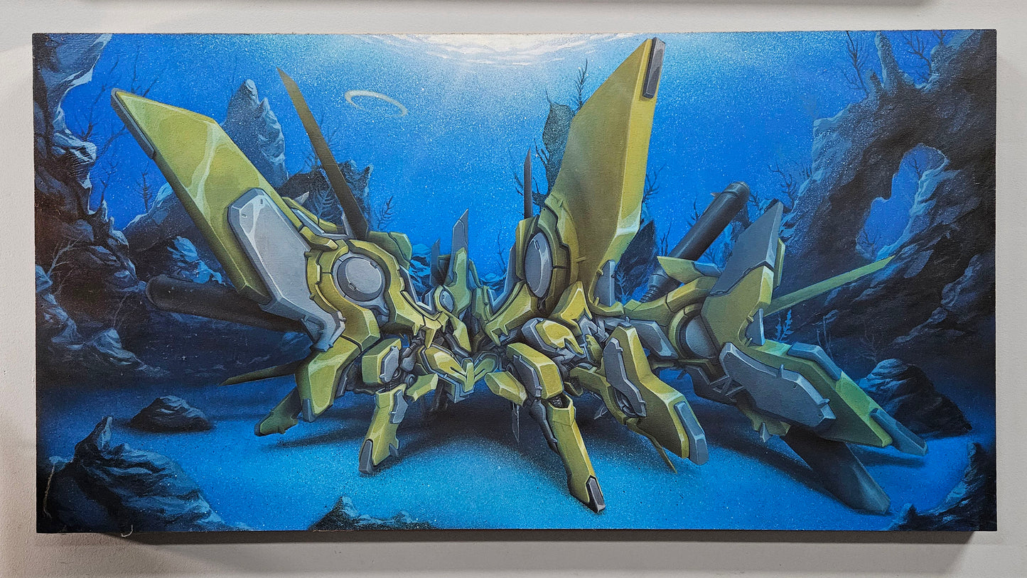 Into the Mechanical Depths Canvas