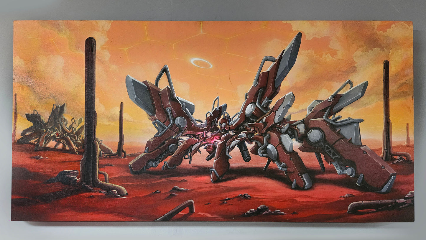 Across the Red Clay Expanse Canvas