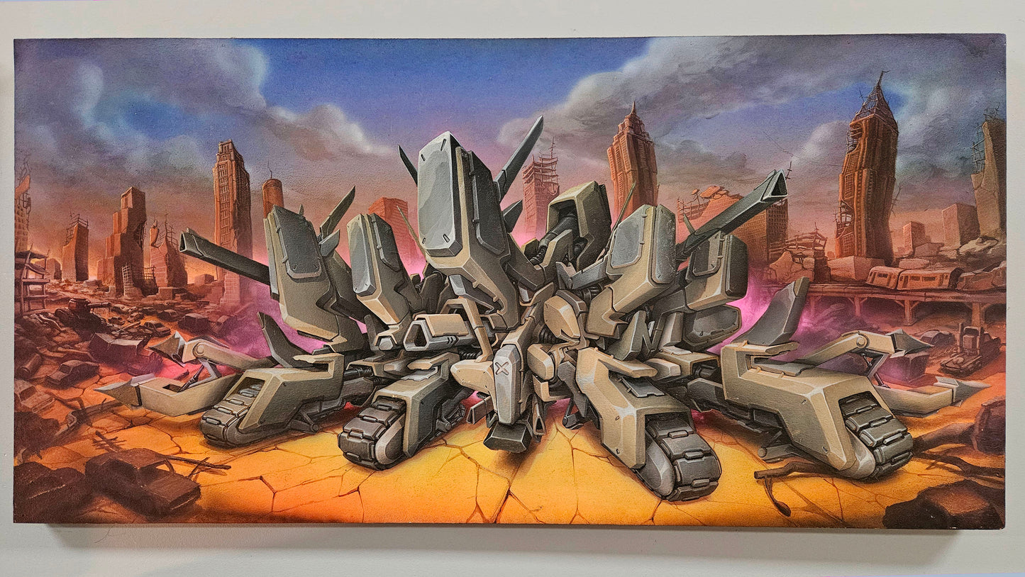 The Scorched TerminusCity Canvas