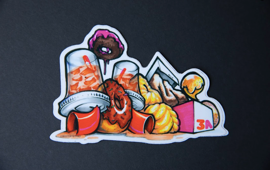z Mr. Totem Theme Throw Sticker Pack