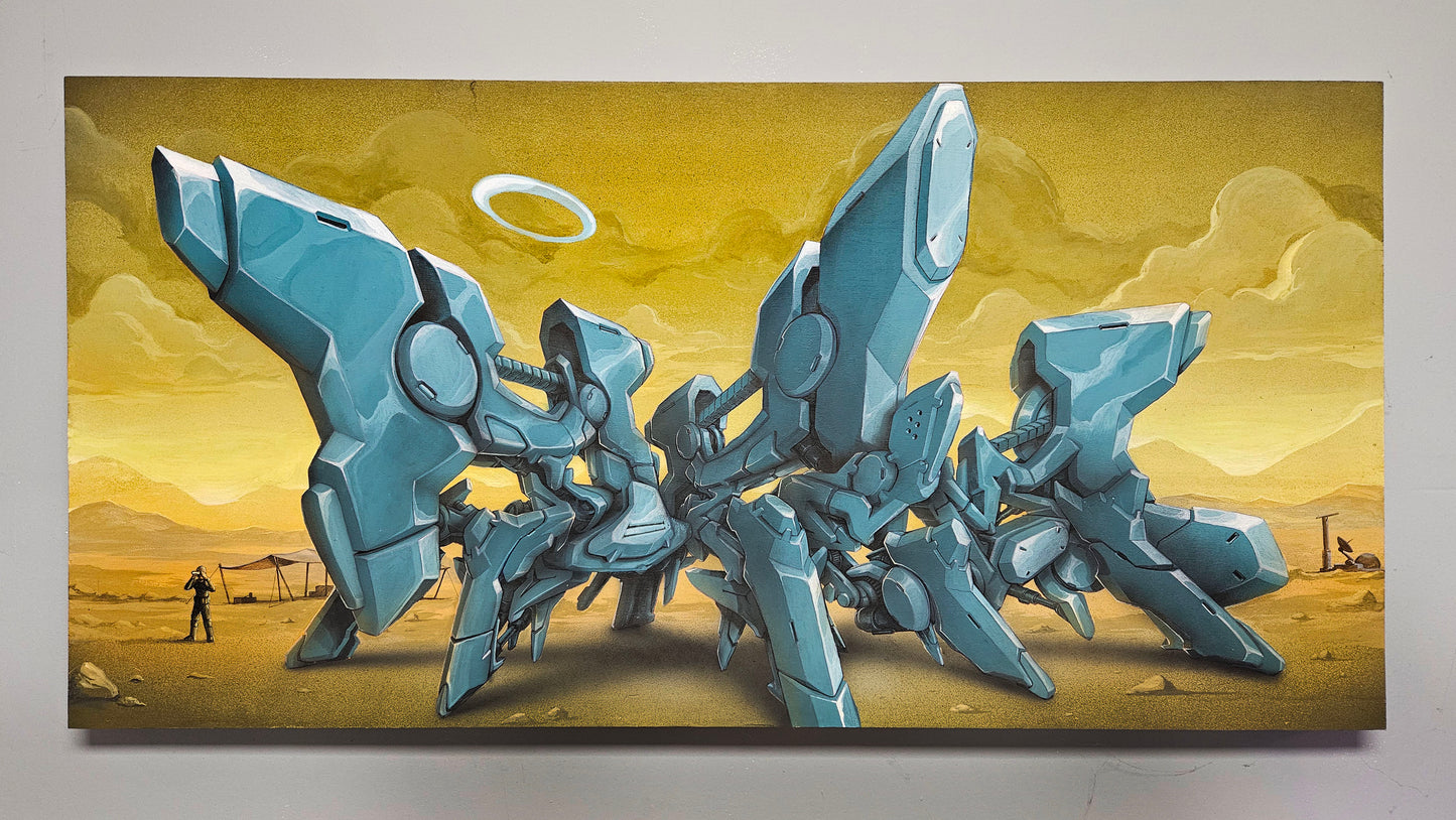 Desert Travel in the Lettermech Canvas