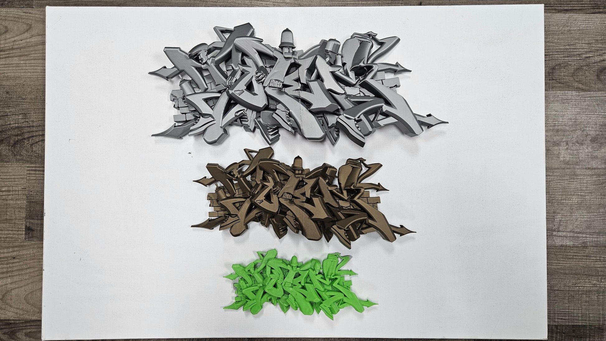 Totem's Body Style Graffiti Sculpture