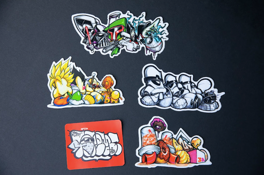 z Mr. Totem Theme Throw Sticker Pack