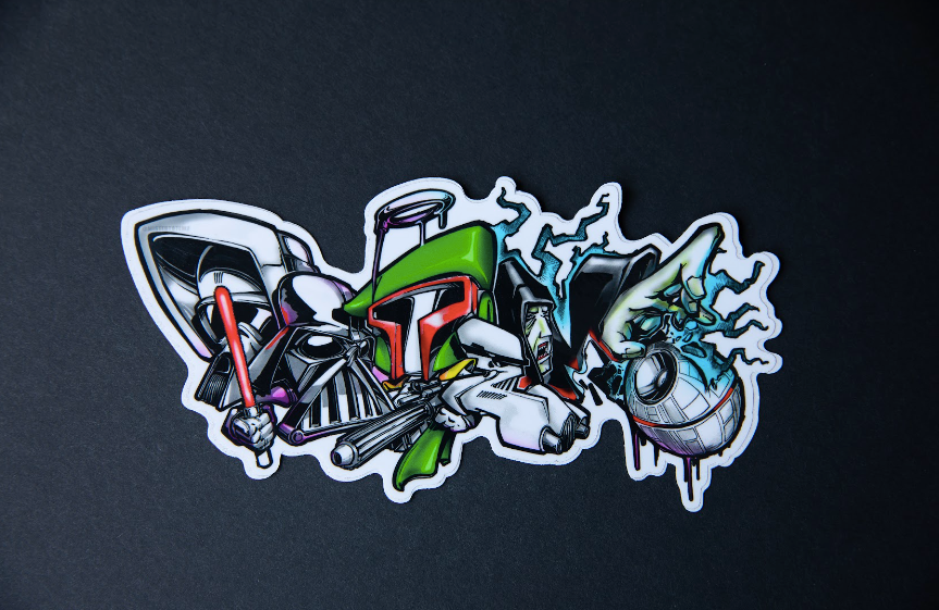 z Mr. Totem Theme Throw Sticker Pack