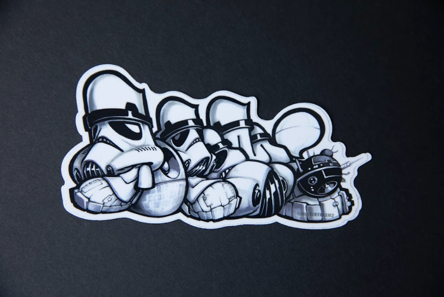 z Mr. Totem Theme Throw Sticker Pack